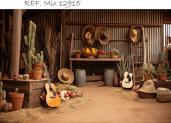 Fundo Fotográfico Cenário Festa Junina