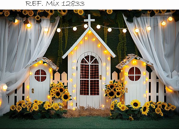 Fundo Fotográfico Cenário Festa Junina