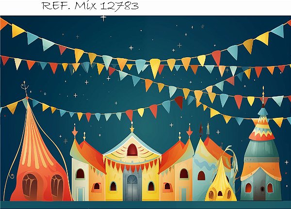 Fundo Fotográfico Cenário Festa Junina