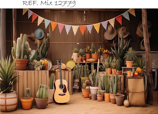 Fundo Fotográfico Cenário Festa Junina