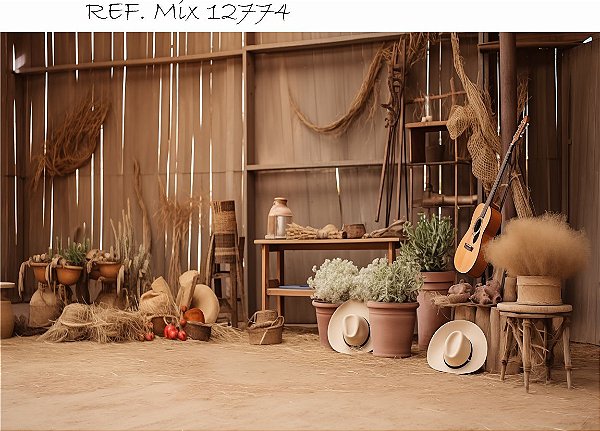 Fundo Fotográfico Cenário Festa Junina