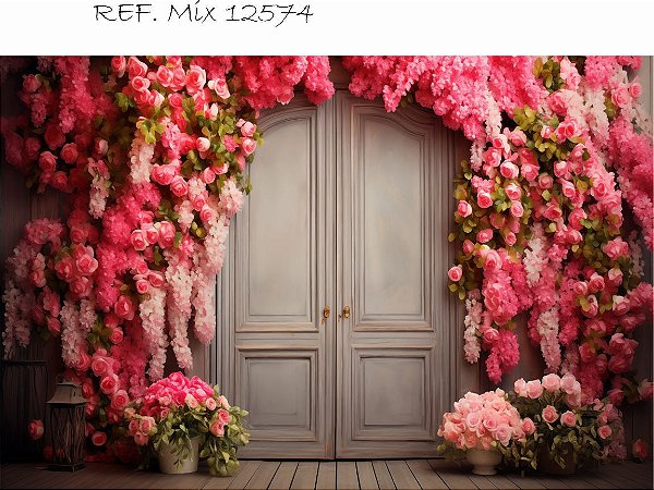 Fundo Fotográfico Cenário Floral