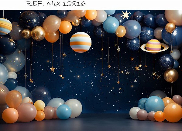 Fundo Fotográfico Cenário Astronauta Smash