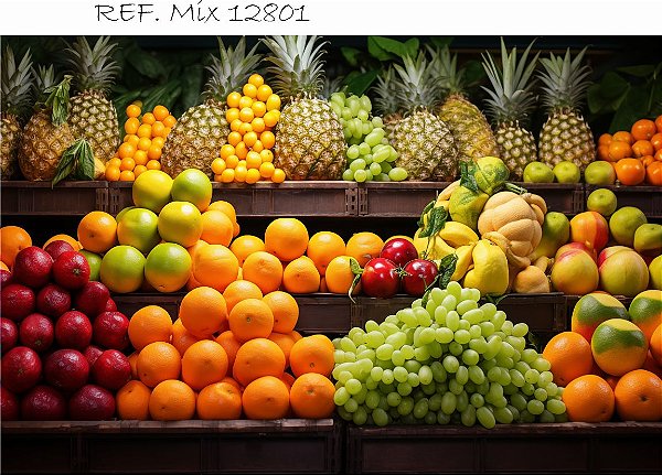 Fundo Fotográfico Cenário Smash Frutas
