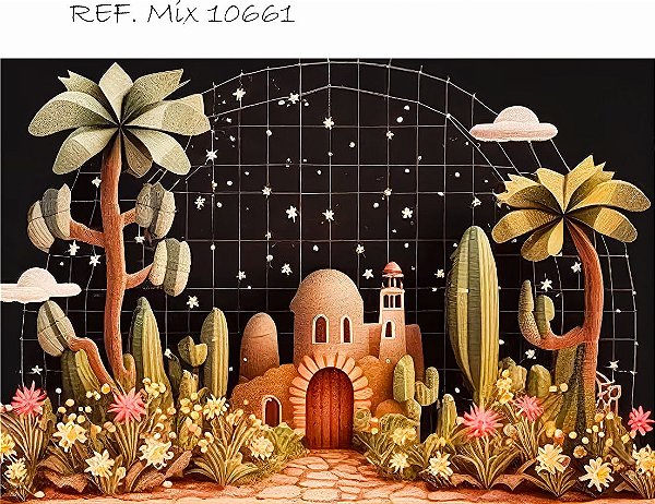 Fundo Fotográfico Cenário Festa Junina