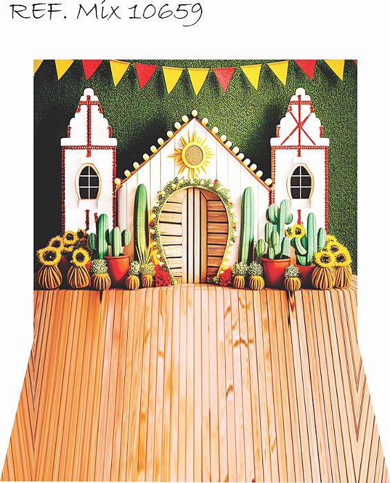 Fundo Fotográfico Cenário Festa Junina