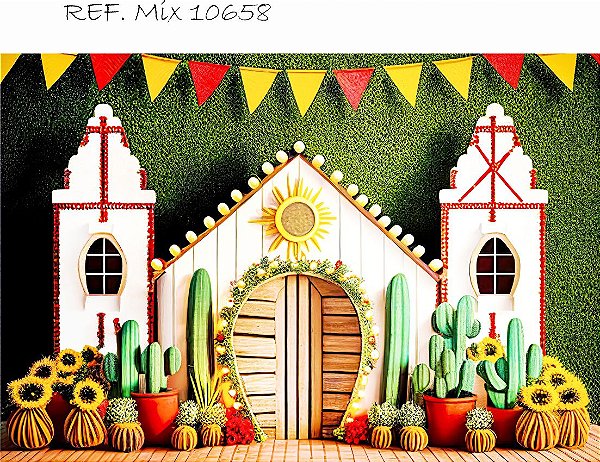 Fundo Fotográfico Cenário Festa Junina