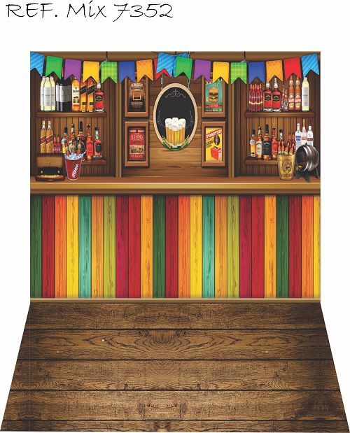 Fundo Fotográfico Cenário Festa Junina