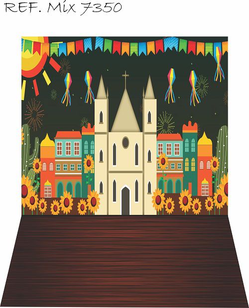 Fundo Fotográfico Cenário Festa Junina