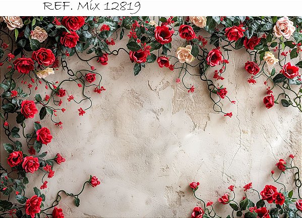 Fundo Fotográfico Cenário Floral