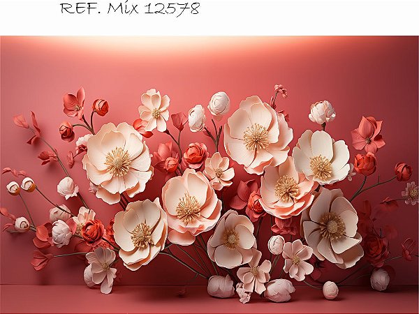 Fundo Fotográfico Cenário Floral