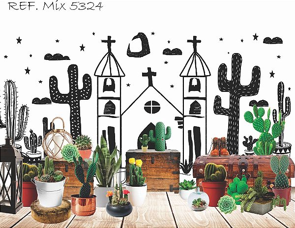 Fundo Fotográfico Cenário Festa Junina Cordel