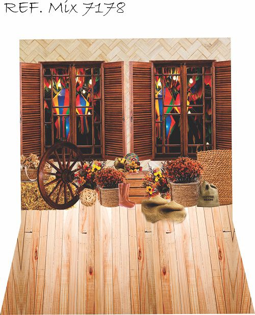 Fundo Fotográfico Cenário Festa Junina