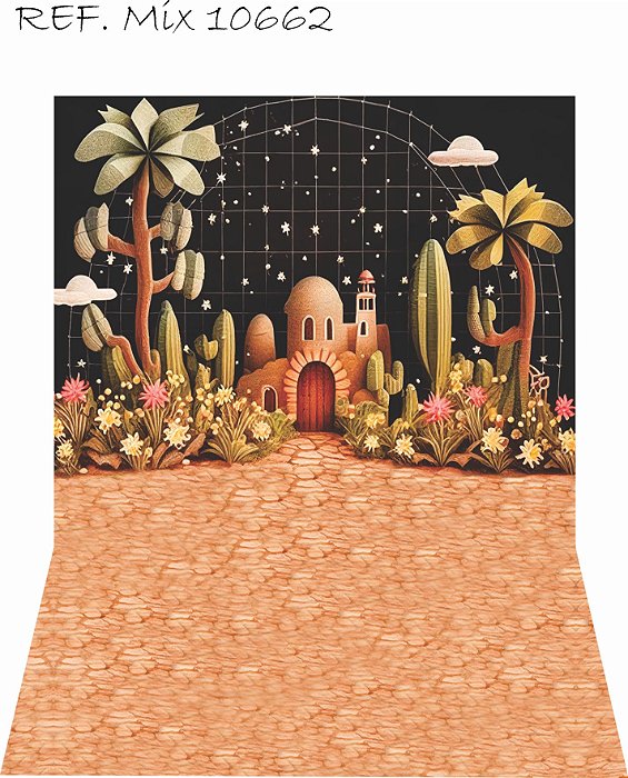 Fundo Fotográfico Cenário Newborn Festa Junina