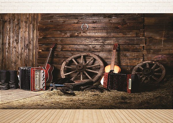 Fundo Fotográfico Cenário Festa Junina