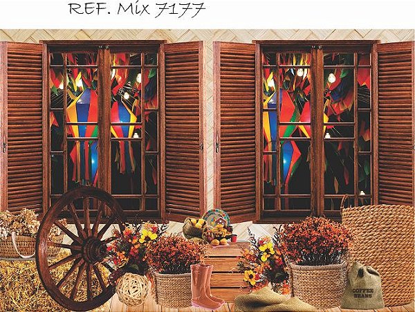 Fundo Fotográfico Cenário Festa Junina