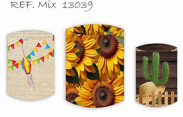 Trio De Capas P/ Cilindros Sublimado Festa Junina Veste Fácil