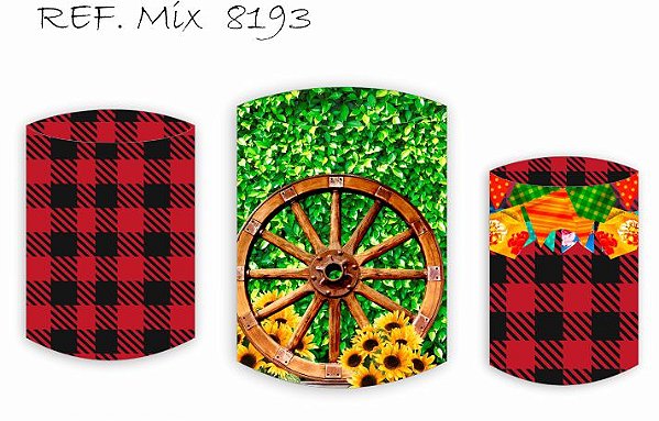 Trio De Capas P/ Cilindros Sublimado Festa Junina Veste Fácil