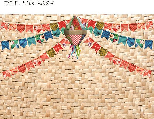 Fundo Fotográfico Sublimado 3D Festa Junina