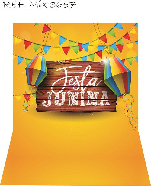 Fundo Fotográfico Cenário Newborn Festa Junina