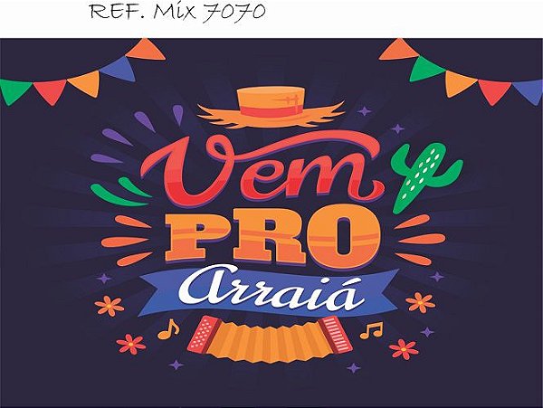 Fundo Fotográfico Sublimado 3D Festa Junina