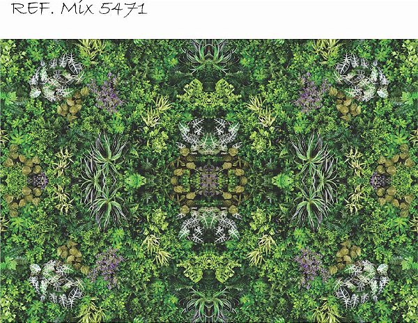 Fundo Fotográfico Sublimado 3D Folhagem