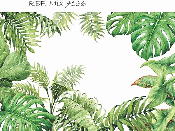 Fundo Fotográfico Sublimado 3D Folhagem