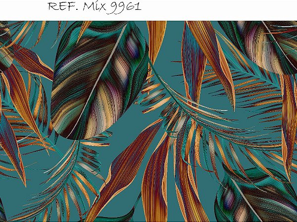 Fundo Fotográfico Sublimado 3D Folhagem