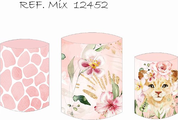 Trio De Capas P/ Cilindros Sublimado Safari Veste Fácil