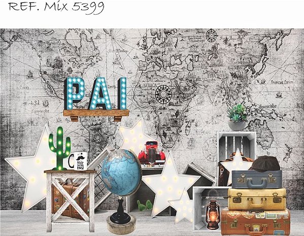 Fundo Fotográfico Sublimado 3D Dia Dos Pais