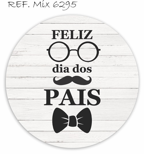 Painel Festa Redondo Sublimado Dia Dos Pais C/elástico
