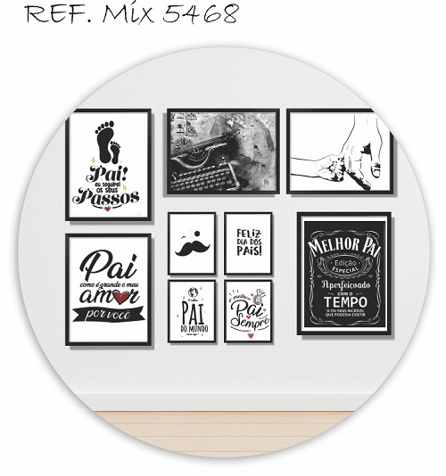 Painel Festa Redondo Sublimado Dia Dos Pais C/elástico
