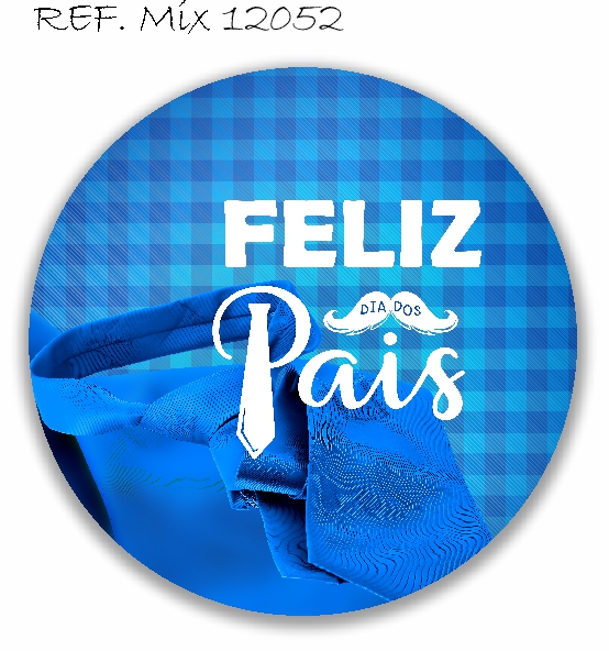 Painel Festa Redondo Sublimado Dia Dos Pais C/elástico