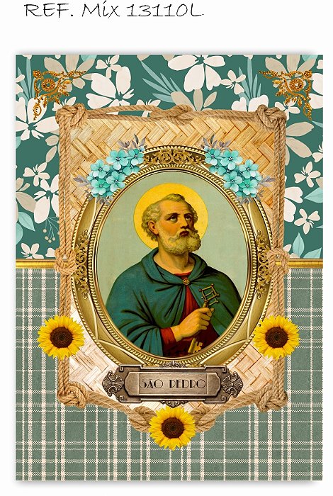 Fundo Fotográfico Lateral 3D São Pedro