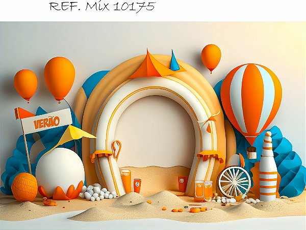 Fundo Fotográfico Sublimado 3D Dia Das Crianças