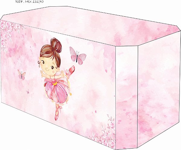 Capa Para Mesa Sublimada Em Tecido Veste Facil Bailarina