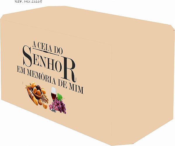 Capa Para Mesa Sublimada Em Tecido Veste Facil Religioso