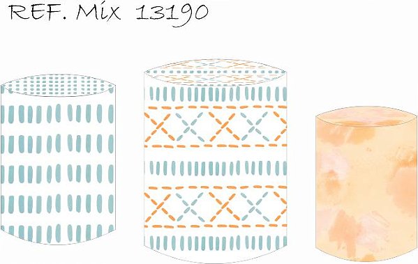 Trio De Capas P/ Cilindros Sublimado Safari Veste Fácil