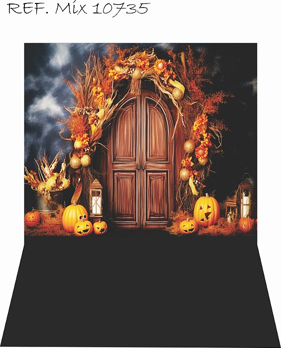 Fundo Fotográfico Cenário Newborn Halloween