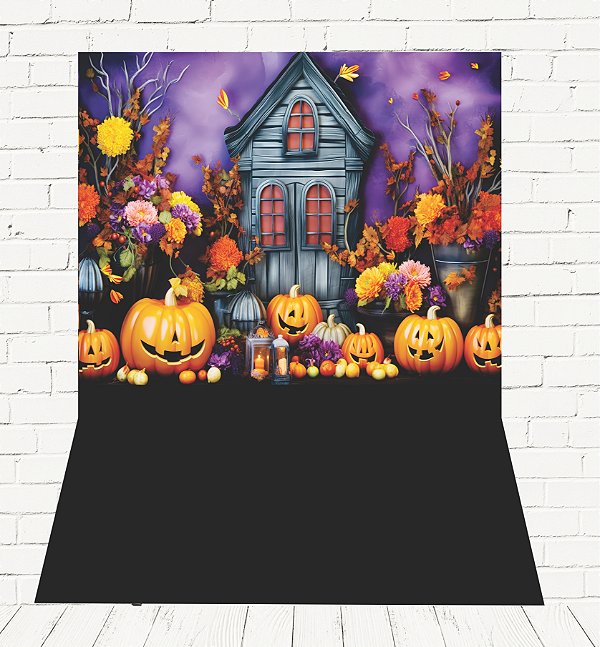 Fundo Fotográfico Cenário Newborn Halloween