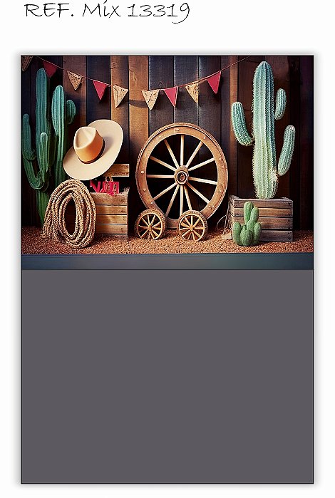 Fundo Fotográfico Sublimado 3D Newborn Country