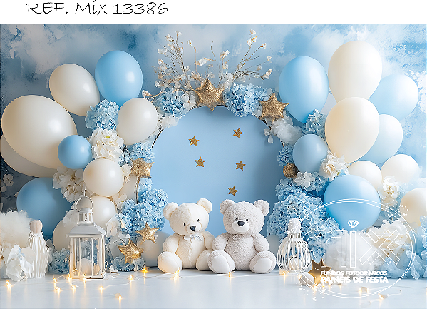 Fundo Fotográfico Sublimado 3D Natal Infantil