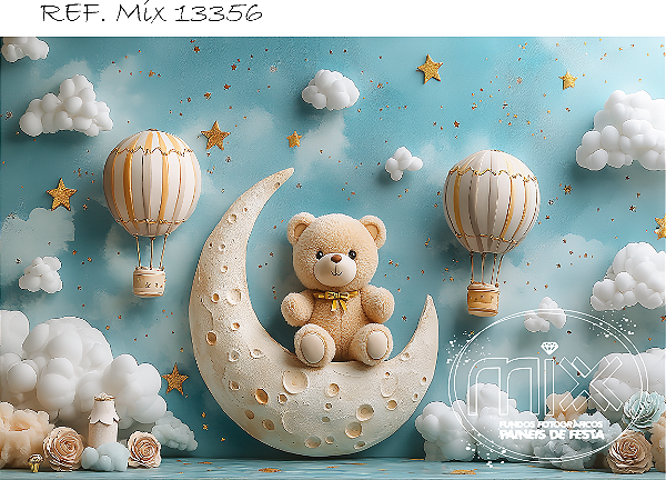 Fundo Fotográfico Sublimado 3D Natal