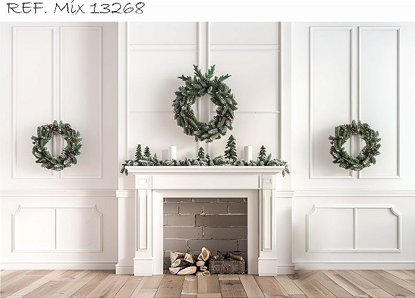 Fundo Fotográfico Sublimado 3D Natal