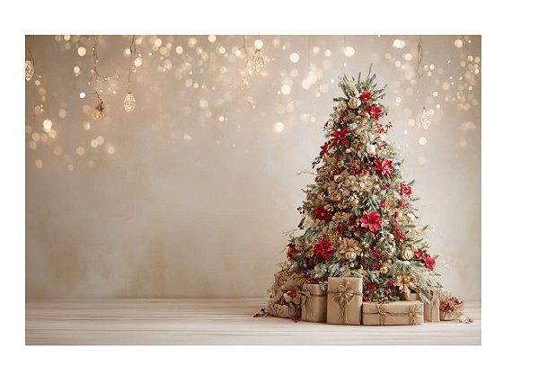 Fundo Fotográfico Árvore Natal