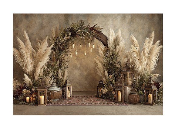 Fundo Fotográfico Natal Boho