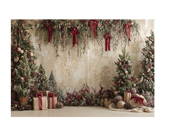 Fundo Fotográfico Natal motivos Natalinos