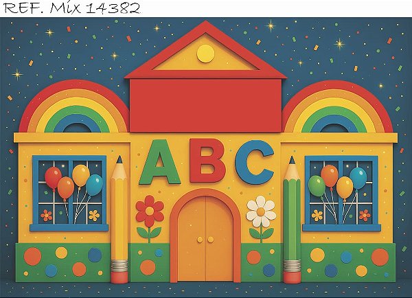 Fundo Fotográfico Formatura ABC ESCOLA