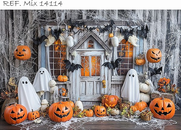 Fundo Fotográfico  Fantasmas Halloween