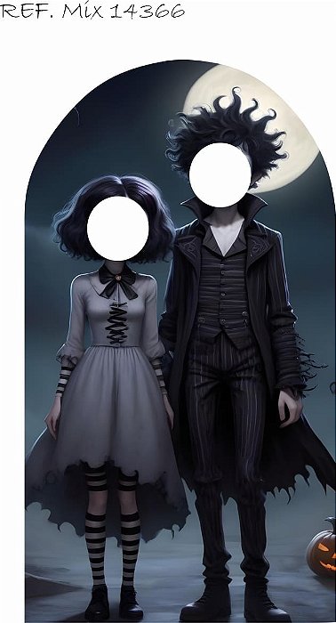 Painel Festa Romano Em Tecido Halloween Interativo